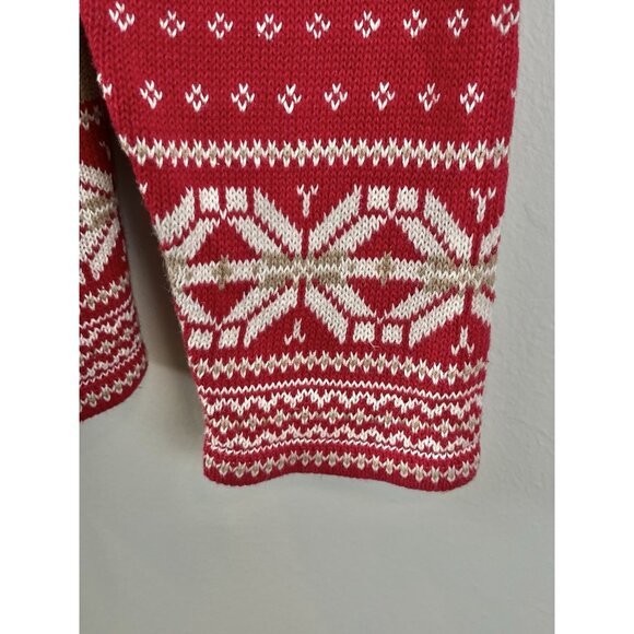 Christopher‎ Banks Women’s XL Hand Embroidered Holiday Christmas Sweater Bear - Picture 4 of 12